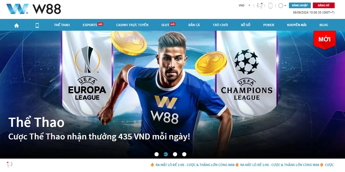 W88 – Đỉnh Cao Cá Độ Bóng Đá Tại Việt Nam